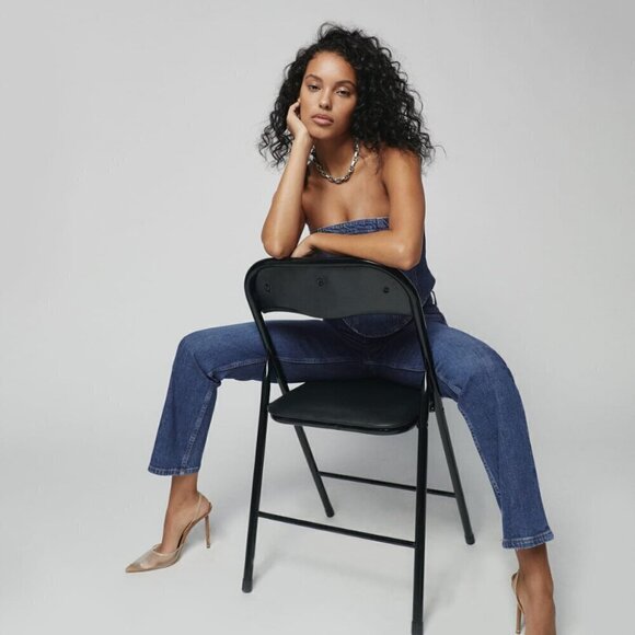 Julianna Zip Mid Rise Straight Leg Jeans - Picture 2 of 6